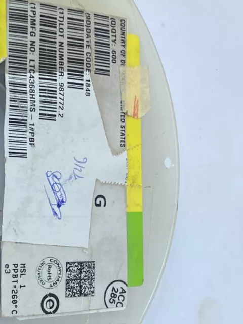 Lot X 10 Ltc4368hms-1 # Pbf Ic Poussée Suppression Adj 10MSOP