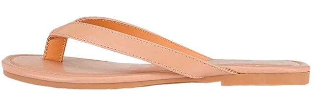 Sandales Cuir Femme 38 Tongs Plates MARYPAZ Eté Camel Taille 36 37 38 39 40
