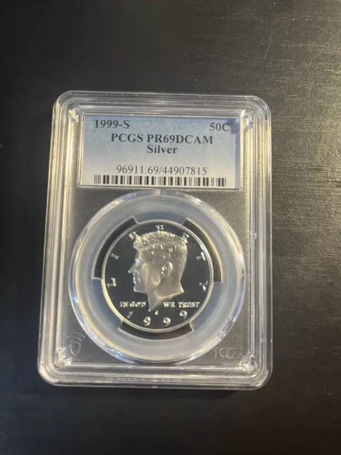 Proof-Coin PCGS 1999-S Kennedy Silver Half Dollar 50C PR69DCAM