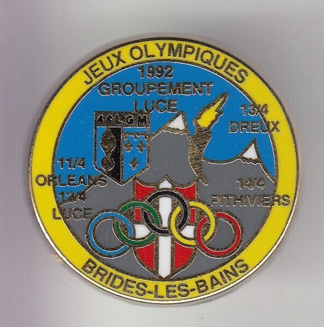 Pin's Rare JO Albertville 1992 - Centre Bausch & Lomb - édition Limitée