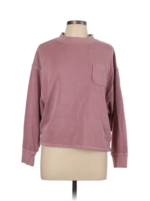 Old Navy Women Pink Sweatshirt L