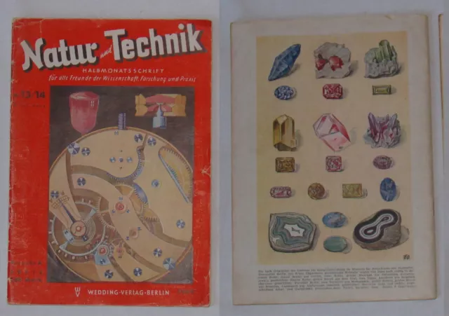 Natur und Technik Nr. 13/14 Wedding-Verlag-Berlin, 1949