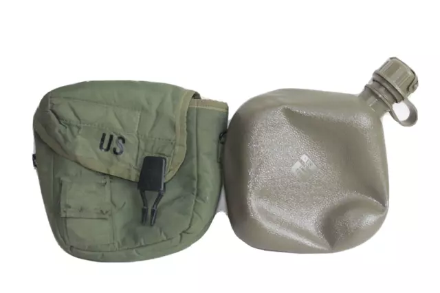 Orig. US Army Feldflasche 2Qt Feldflaschenbezug Cover Water Canteen Trinkflasche
