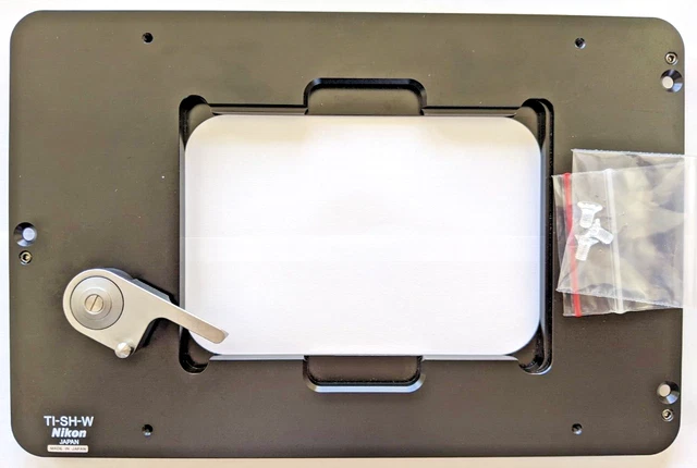 Nikon TI-SH-W Well Plate Holder for TI-S-E TI-S-ER Motorized  Stage