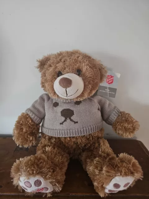 Genuine 2014 MYER Christmas Bear - Archie Wearing Jumper/Sweater WITH TAG