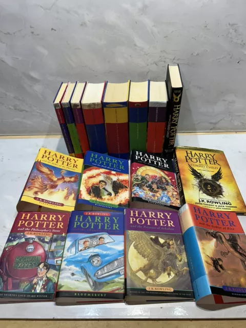 Harry Potter Complete Hardback Book  Set 1-7 Bloomsbury First Edition J Rowling