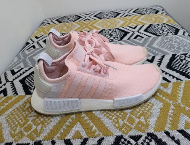 Adidas nmd r1 runner pink white light rose trainer sale