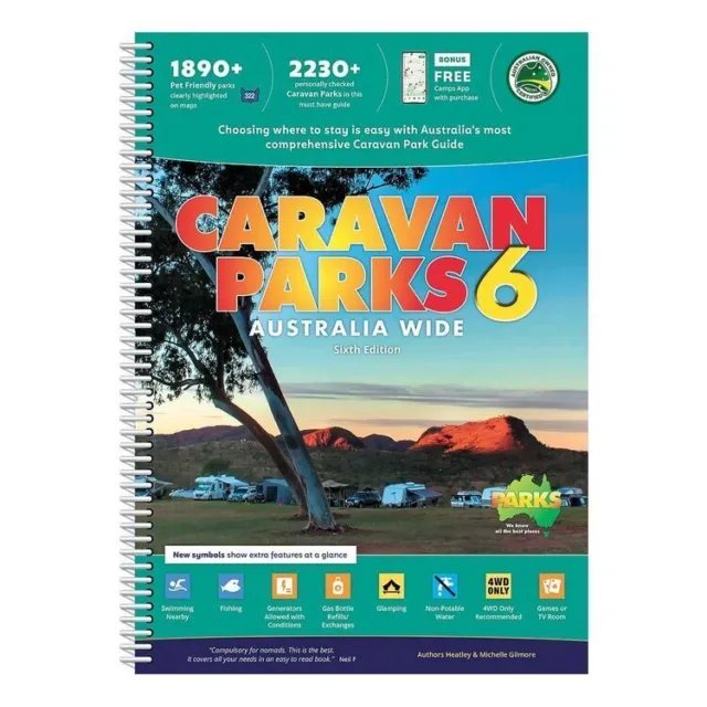 Caravan Parks Australia Wide 6Th Edition Travel Book Guide Rv Accessories Parts