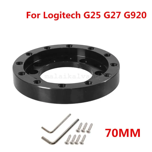 For Logitech G27 G25 Steering Wheel Racing Car Game Modification Steering  Wheel Adapter Plate 70mm