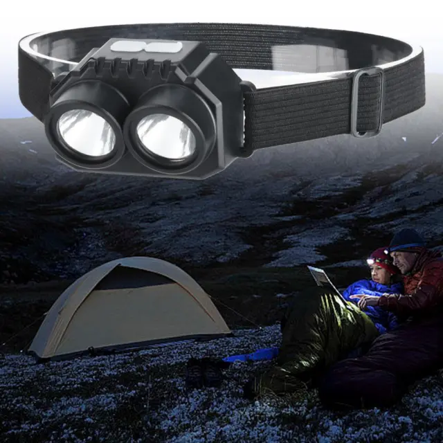 Night Buddy The Original LED Headlamp Rechargeable Flashlight for Adults  Camping Essentials Backpacking Lights 4X Brighter Other Headlight Headband
