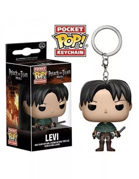 Pocket Pop Levi Attack On Titan Keychain Funko