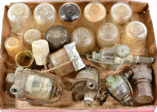 Antique Vintage Misc. Fuel Filter Sediment Bowl LOT M352A