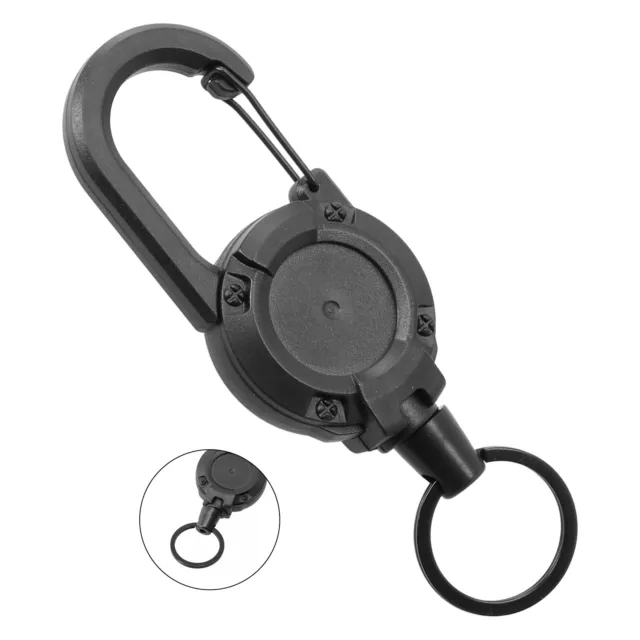 Retractable Key Holder with Telescopic Burglar Chain Protect Your Keys