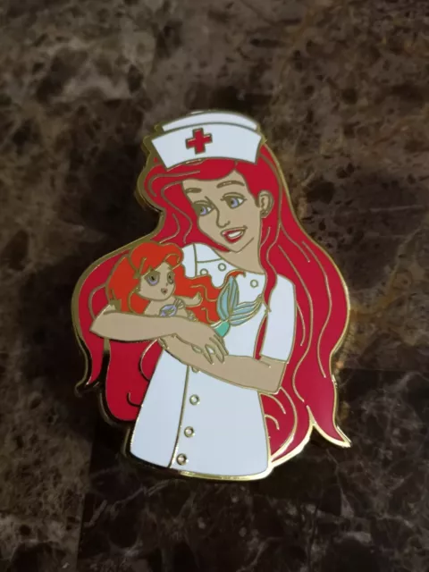 Disney Princess Fantasy Nurse Pin Ariel Take Care Little Mermaid Le 100 10 00 Picclick