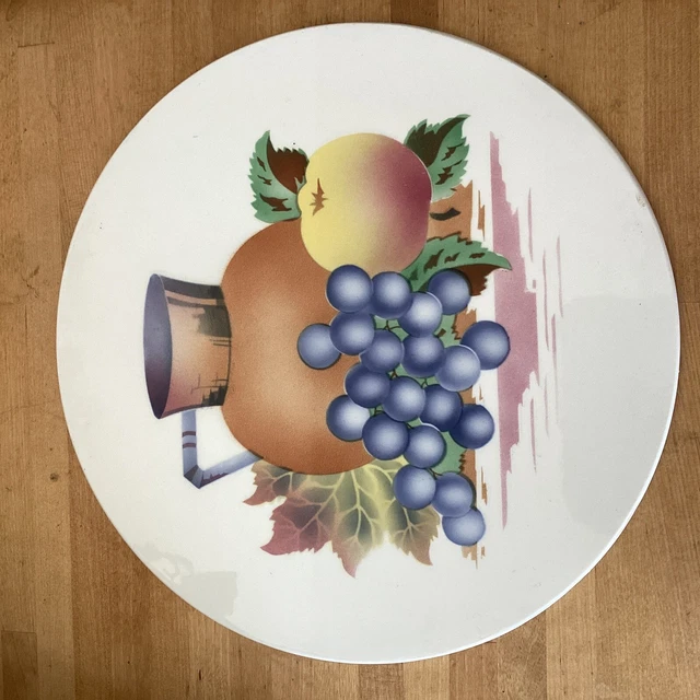 Dessous De Plat En Verre Le Jardin D'Ulysse - Motif Citrouilles, 21,5 Cm, Comme Neuf