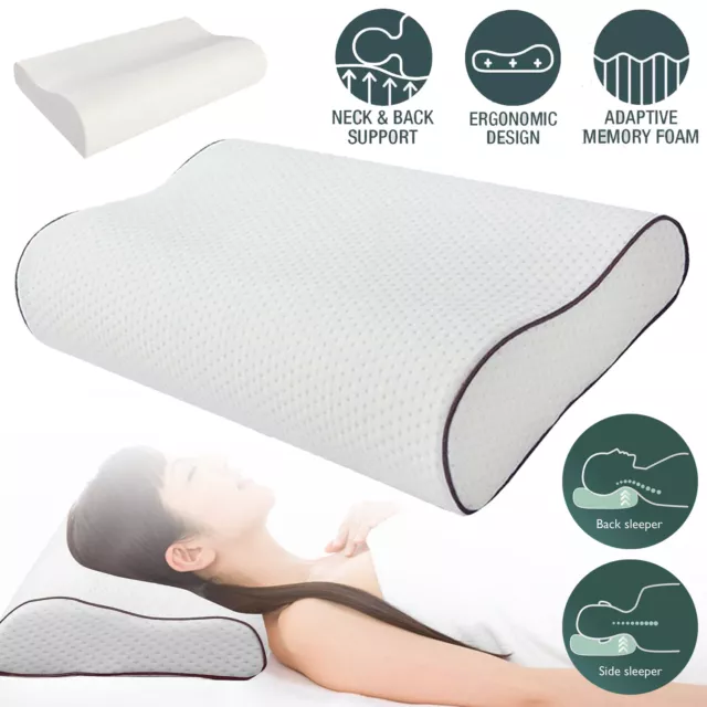 Cuscino collo memory foam forma d'onda cuscino per dormire cuscino da letto cuscino di supporto collo