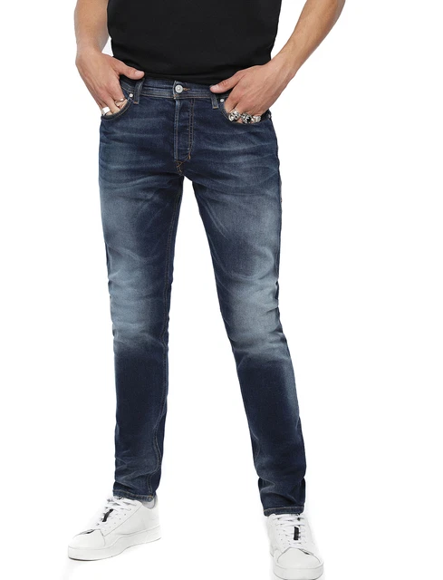 PANTALON EN JEAN Diesel Tepphar 084NS pour homme carotte mince EUR 129 90 PicClick FR