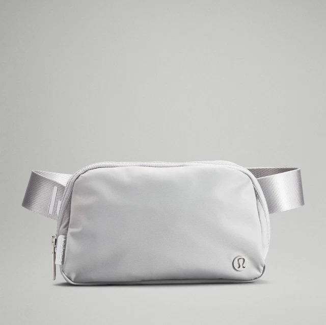 NWT Lululemon Everywhere Belt Bag 1L Silver Drop /White Same Day Ship Fast Ship