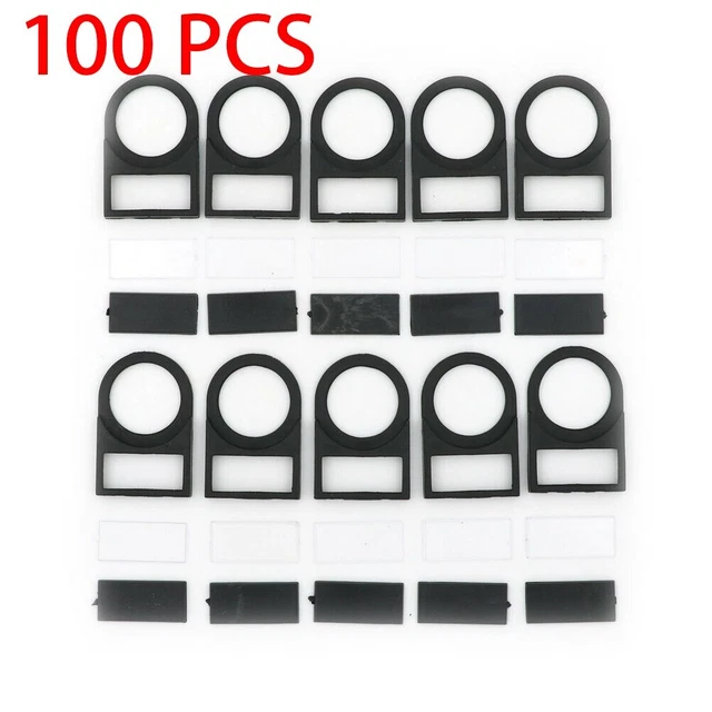 100 X Push Button Switch Panel Label Frame Push Button Mounting Size 22mm Parts