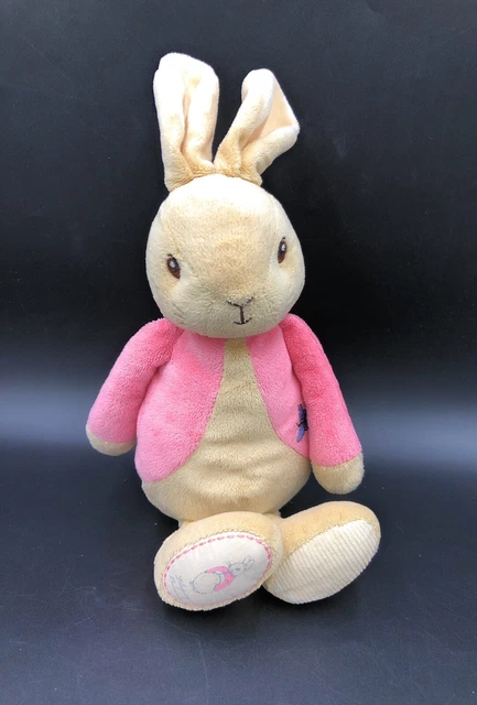 FLOPSY BUNNY SOFT Toy Plush Pink Jacket Butterfly Peter Rabbit 35cm ...