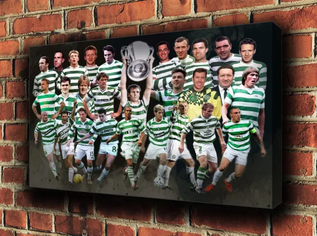 Celtic FC - Legends of Parkhead - Wall Hanging Box Canvas Picture 2