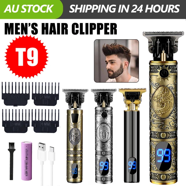 Men Portable Electric Hair Trimmer Clippers Beard Shaver Cutting Cordless AU