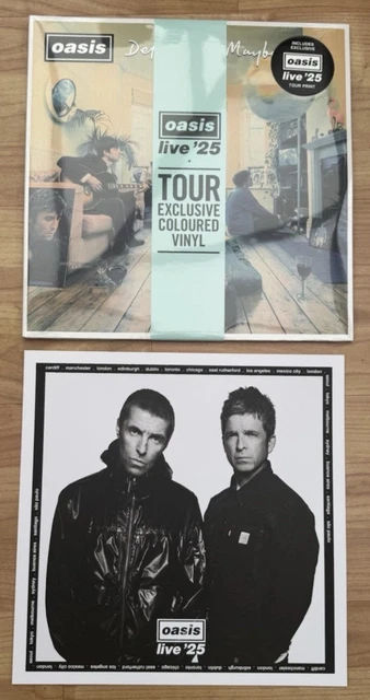 OASIS - DEFINITELY Maybe Live 25 Exclusive Coloured Vinyl