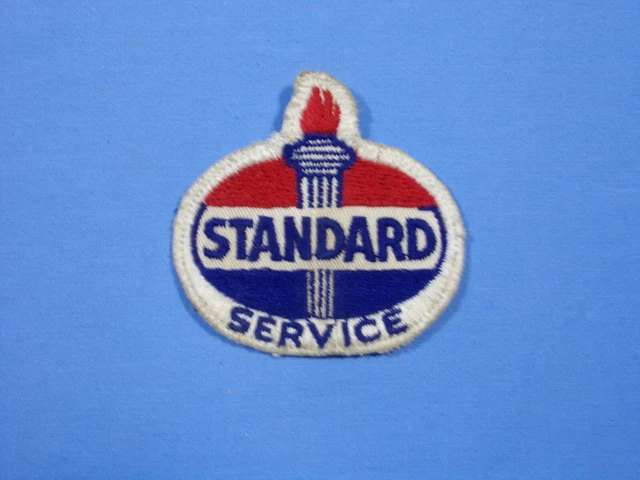 Vintage 3" Standard Oil Torch Gas Station Attendant Jacket Embroidered Patch