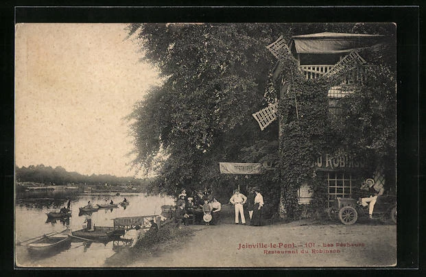CPA Joinville-le-Pont, Les Pêeheurs Restaurant du Robinson