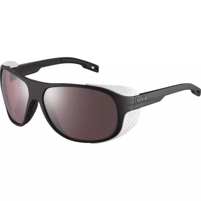 Bolle Graphite Sunglasses Black White Matte Phantom Black Gun Photochromic