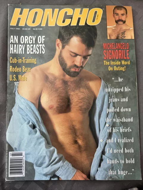 Honcho Magazine Gay Interest Playgirl Vintage July 1992