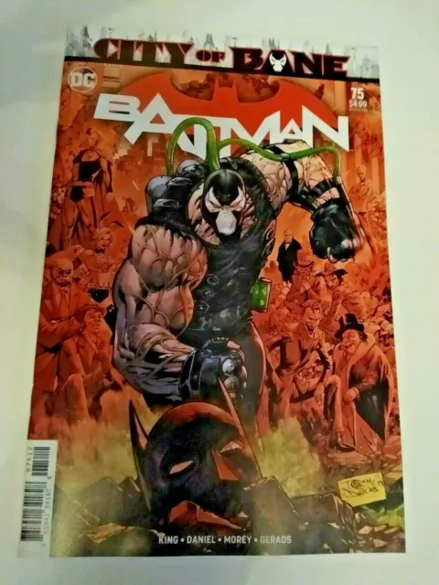 BATMAN #75 NM - 2019 DC - King / Tony Daniel - City of Bane - 2nd print variant