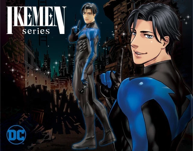 KOTOBUKIYA DC IKEMEN Nightwing BATMAN Figure Statue 1st Edition with