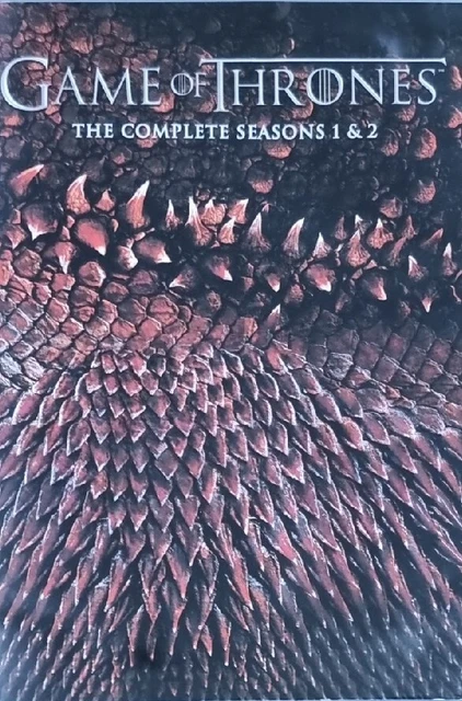 Game Of Thrones : Season 1 & 2 DVD Box Set (Region 2, 10 Disc Set) Free Post