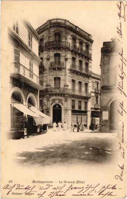 Carte Postale Ancienne AK Mostaganem - Place De La République - Algérie (1388527) - Voyagée