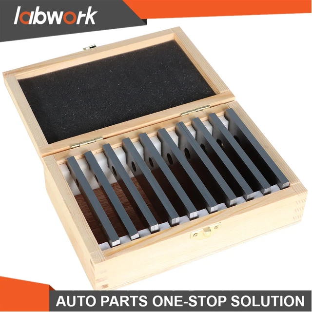 Labwork 10 Pair 1/8 x 4" Precision Parallel Set 0. 001" Hardened Steel In Case