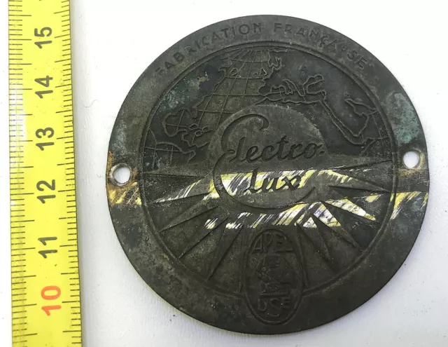 Ancienne Plaque Publicitaire Electrolux