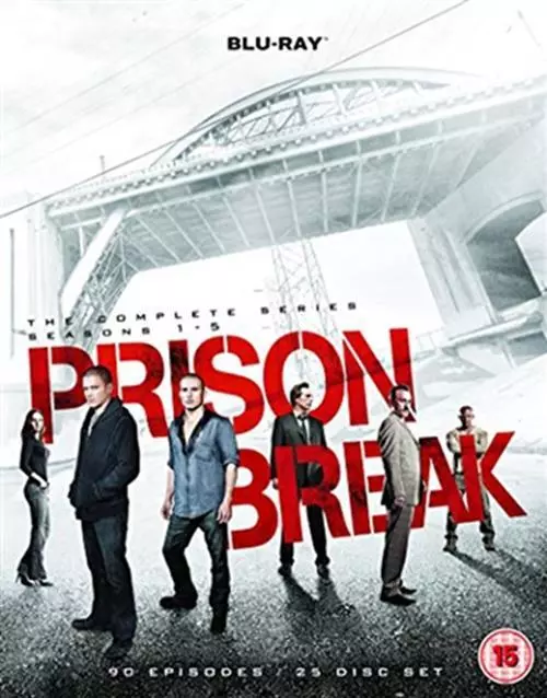 Prison Break The Complete Series Seasons 1-5 25 Discs Blu-ray Bluray Movie Film