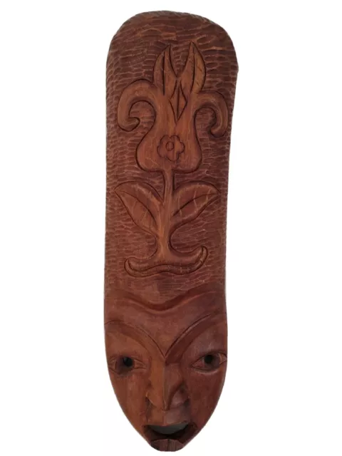 Legno Mask da Parete Arte Ethnic Tribale Intagliato Arredo Maschera IN