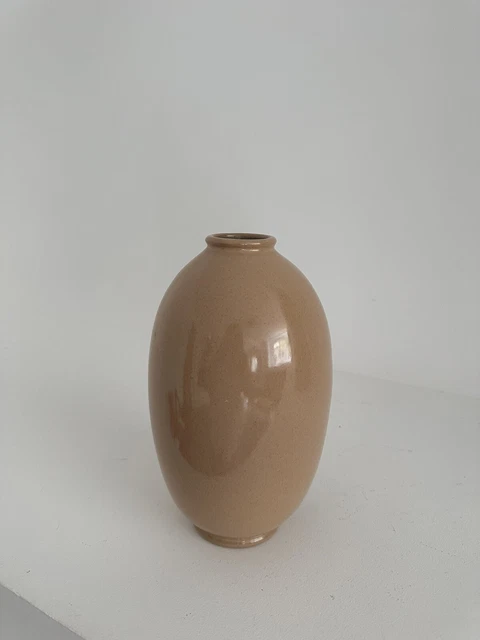 Vase Ovoïde Art Deco Céramique / Faïence Ancienne / TBE 25cm