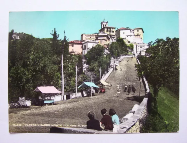 Cartolina Varese - Sacro Monte - La Vetta 1962.