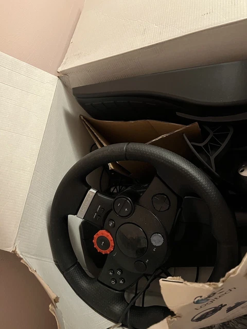 LOGITECH DRIVING FORCE gt steering wheel £40.00 - PicClick UK