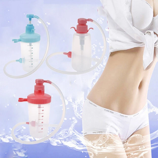 Pulitore vaginale analitico doccia clistere riutilizzabile siringa vagina washH7