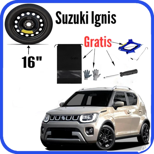 Cric à Pantographe Universel Jusqu'à 2 Tonnes - Hauteur Min 105 Mm, Max 380 Mm - Tige Pivotante, Base Acier - Compatible Suzuki Ignis Et Autres - 3