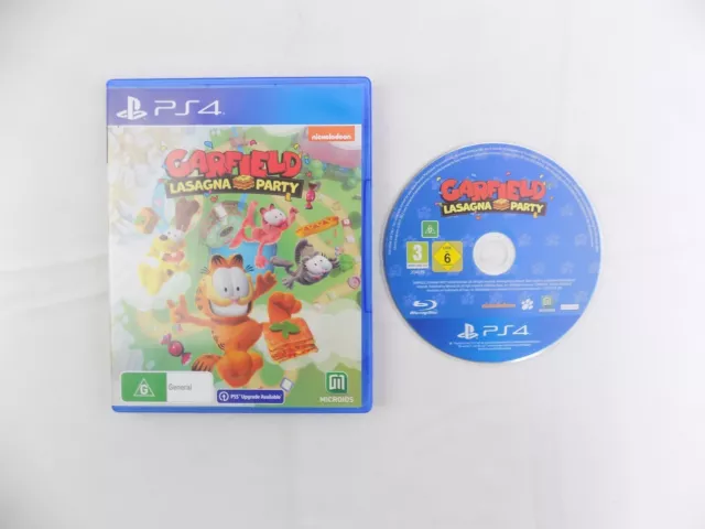 Mint Disc Playstation 4 Ps4 Garfield Lasagna Party - Free Postage