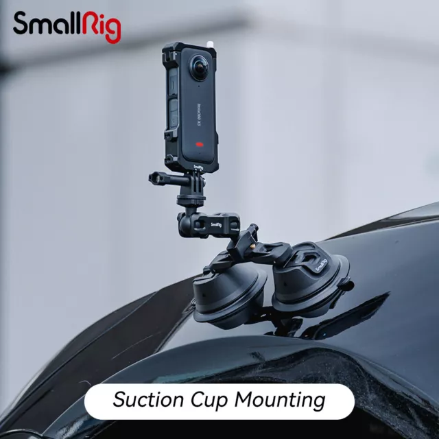 SmallRig Insta360 X3 Vlog Kit with Suction Cup Cage Kit for Insta360 X3