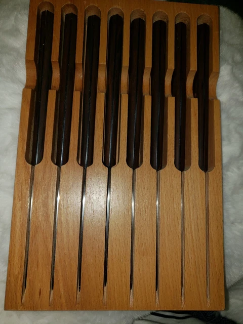 Vintage Cutco 8 Piece Steak Knife Set #47 No. 2147079  in ORIGINAL Wooden Box