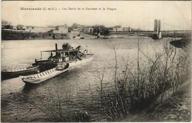 CPA AK Marmande Les Bords de la Garonne FRANCE (1171769)