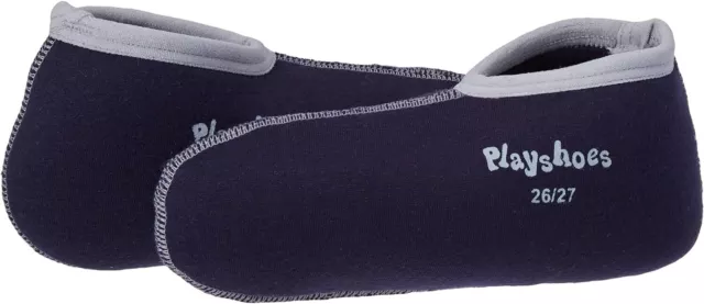 Playshoes Baby-Jungen Stiefel-Socke Füßling, Blau, 22/23 3