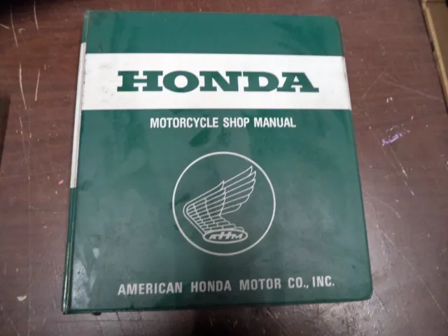 Honda motorcycle OEM used shop manual XL 250S XL250R 1978-1983